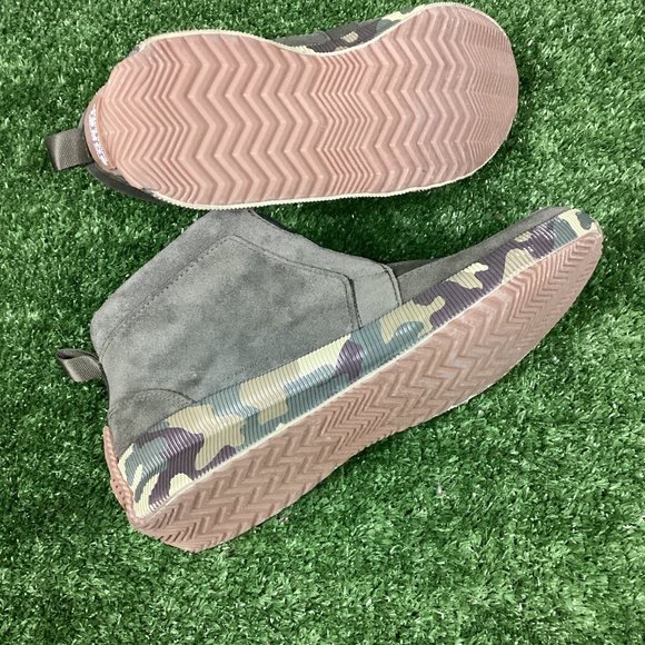 Sorel Out N About Plus Mid Boots Suede Camo 10 - Picture 11 of 12